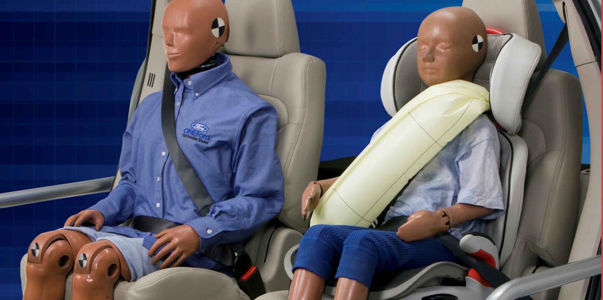 El Ford Mondeo 2013 llevará un airbag... en un sitio muy curioso 1 70 ford cinturon hinchable