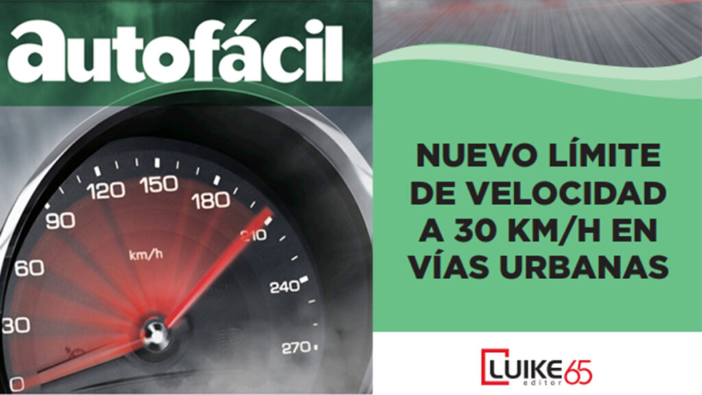 límite velocidad a 30 km/h