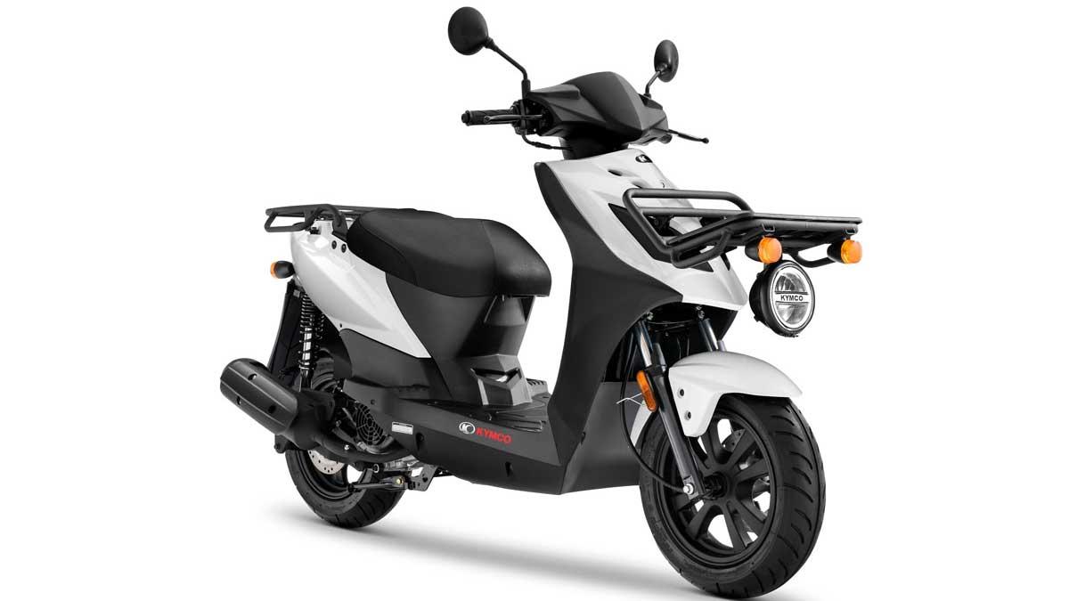 Nueva KYMCO Agility Carry 125: mismas capacidades; más potencia 1 agility carry 125 e5 general blanco 1