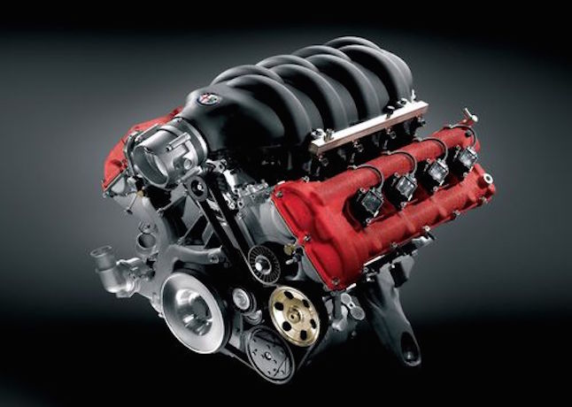 alfa romeo 8c motor