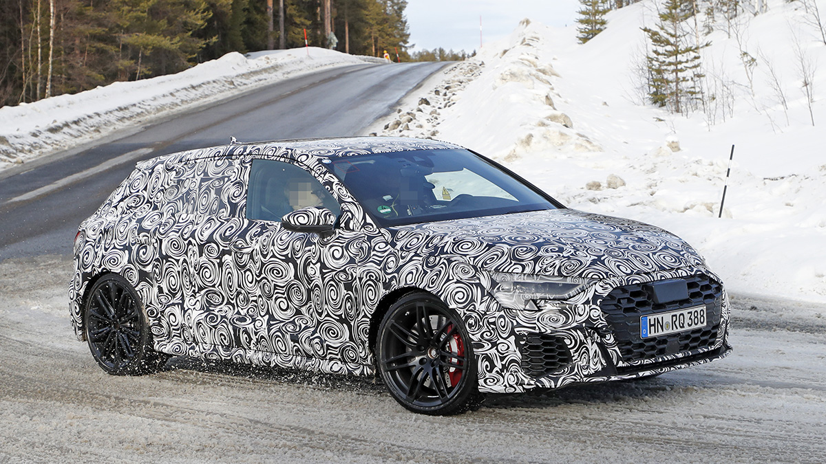 Audi RS 3 Sportback y RS 3 Sedán 2020: fotos espía en Suecia 1 audi rs3
