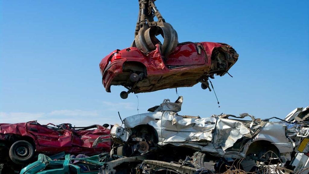 vehículos abandonados al desguace