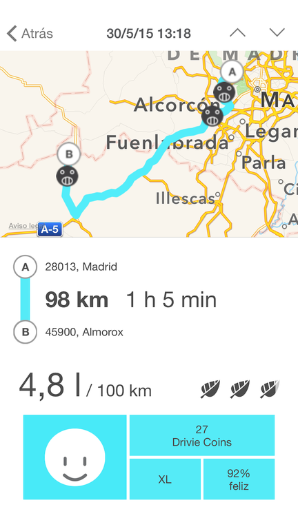 Telefónica I+D lanza Drivies, una app que ayuda a mejorar tu conducción 1 drivies8