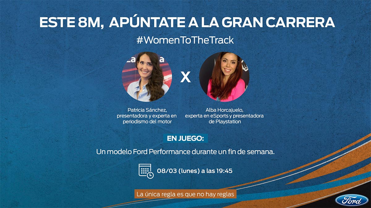 Ford celebra el Día Internacional de la Mujer con la carrera de SimRacing #WomenToTheTrack 1