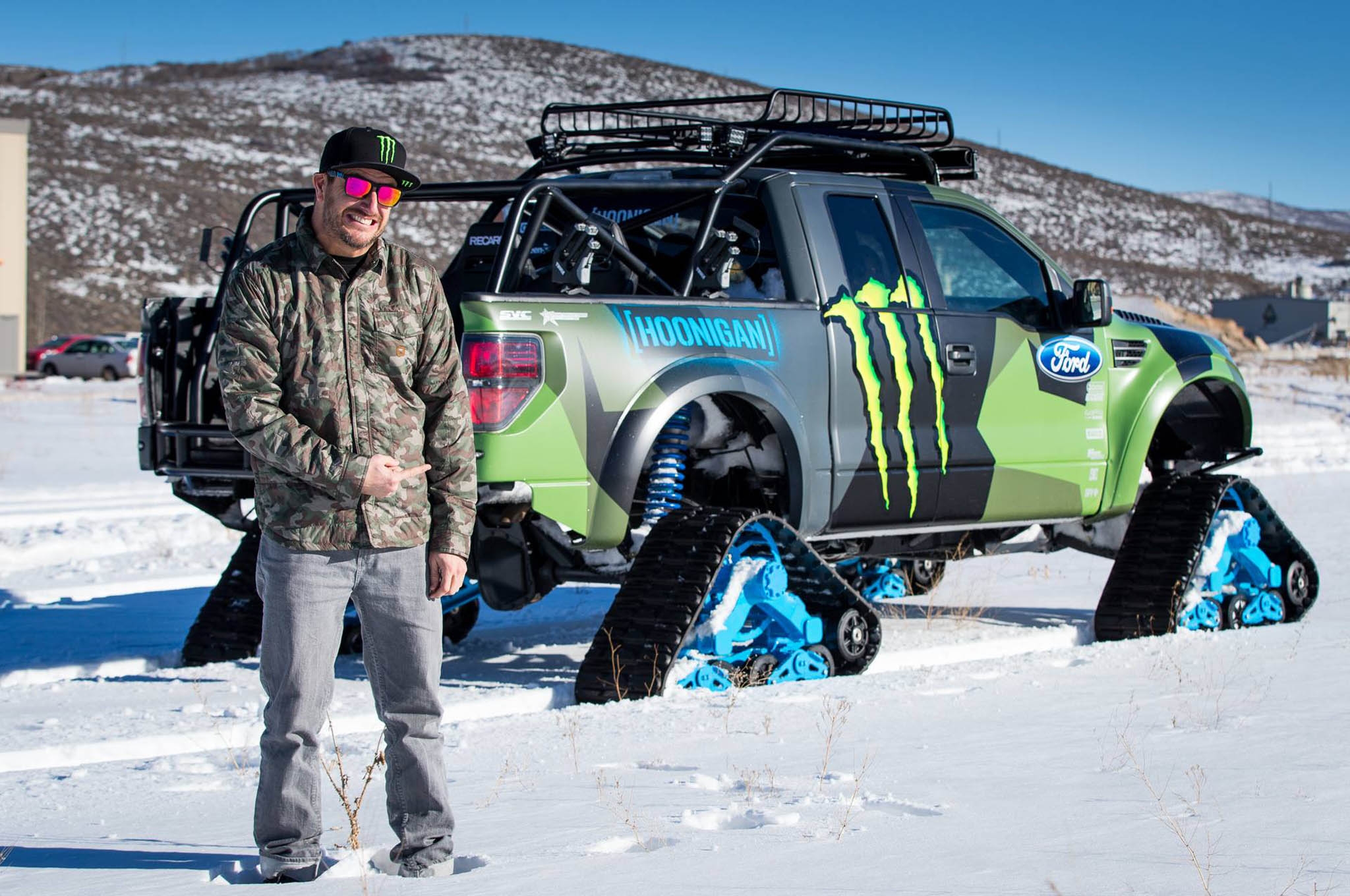 ford f 150 raptortrax with ken block