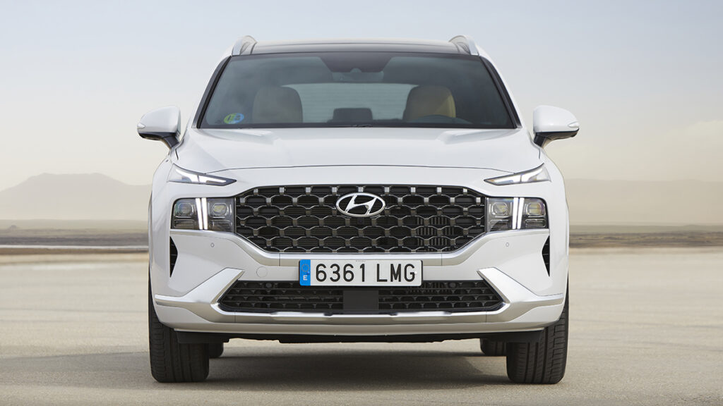 hyundai santa fe 2021 frontal