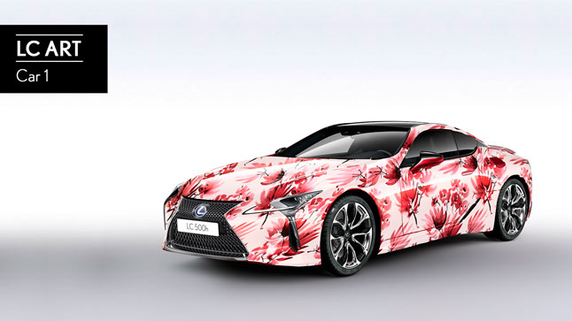 Los seguidores de Lexus eligen el diseño del Art Car-LC 500h