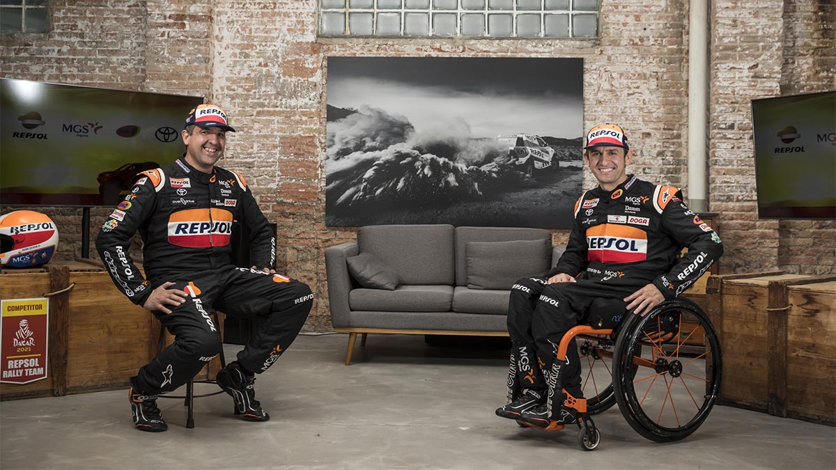 Isidre Esteve: "Por primera vez vamos a Dakar con un coche competitivo, con el que espero acabar décimo absoluto" 1 isidrepresentacion12