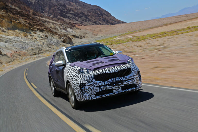 kia sportage testing tallerator 1