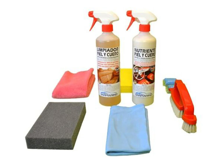 kit profesional limpieza tapicerias piel y cuero 750 ml 1