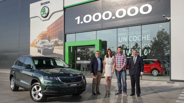 koda produce su vehiculo suv numero un millon