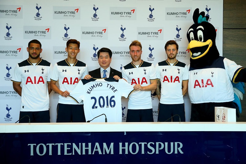 kumho proveedor tottenham hotspur