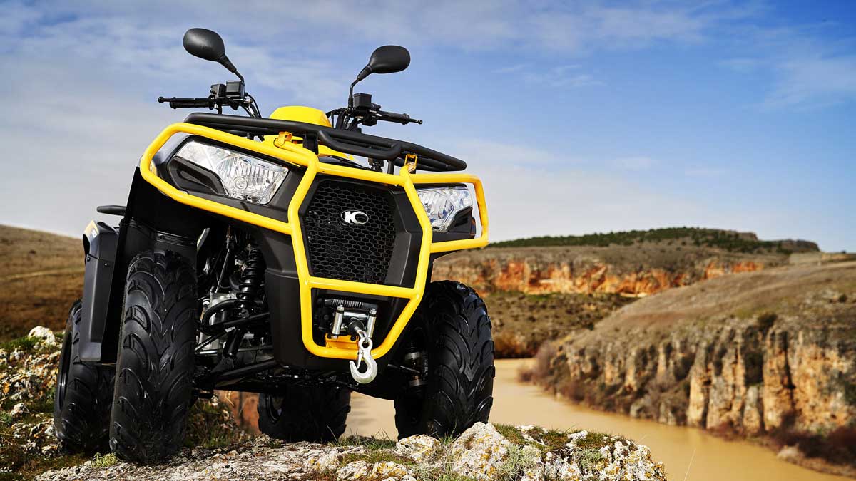 kymco mxu 300ambiente amarillo