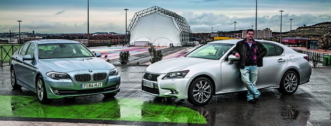 Lexus GS450h Hybrid Drive vs BMW Active Hybrid 5 1