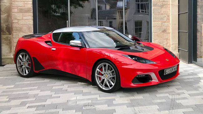 Se sortea el único Jim Clark Lotus Evora GT410 Sport