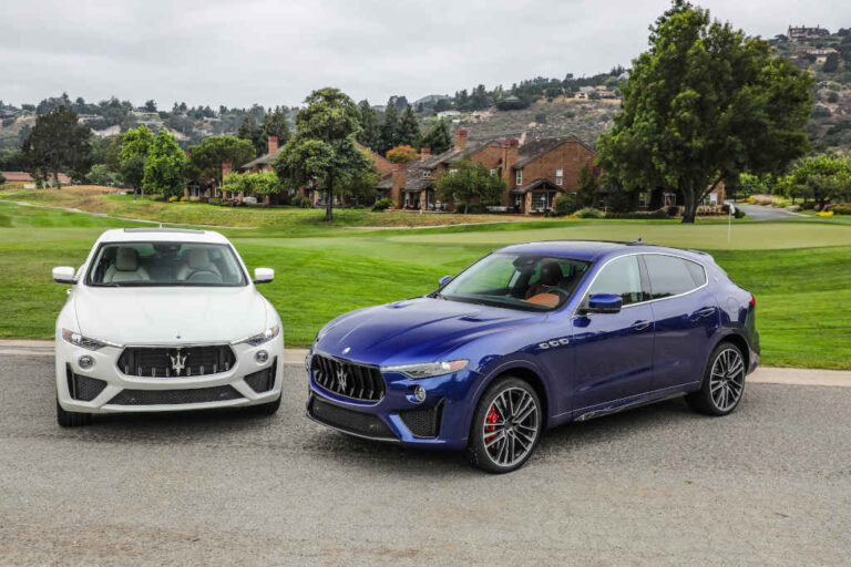 maserati levante gts and trofeo at monterey car week