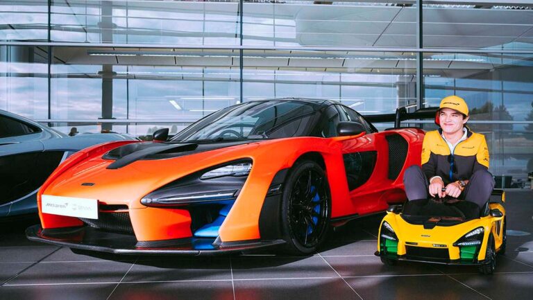 mclaren senna ride on