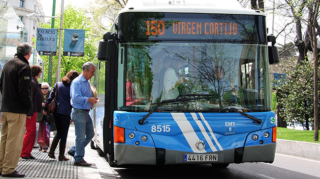 Normas de comportamiento en un autobús urbano 1 paradabus