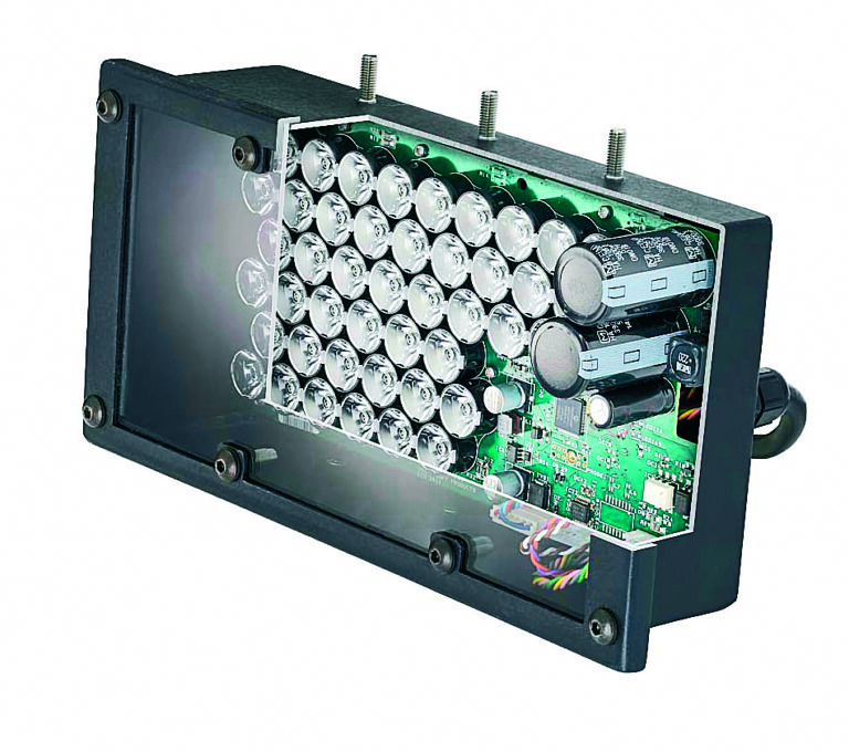 pie de fot iluminador led