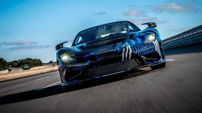 pininfarina battista testing