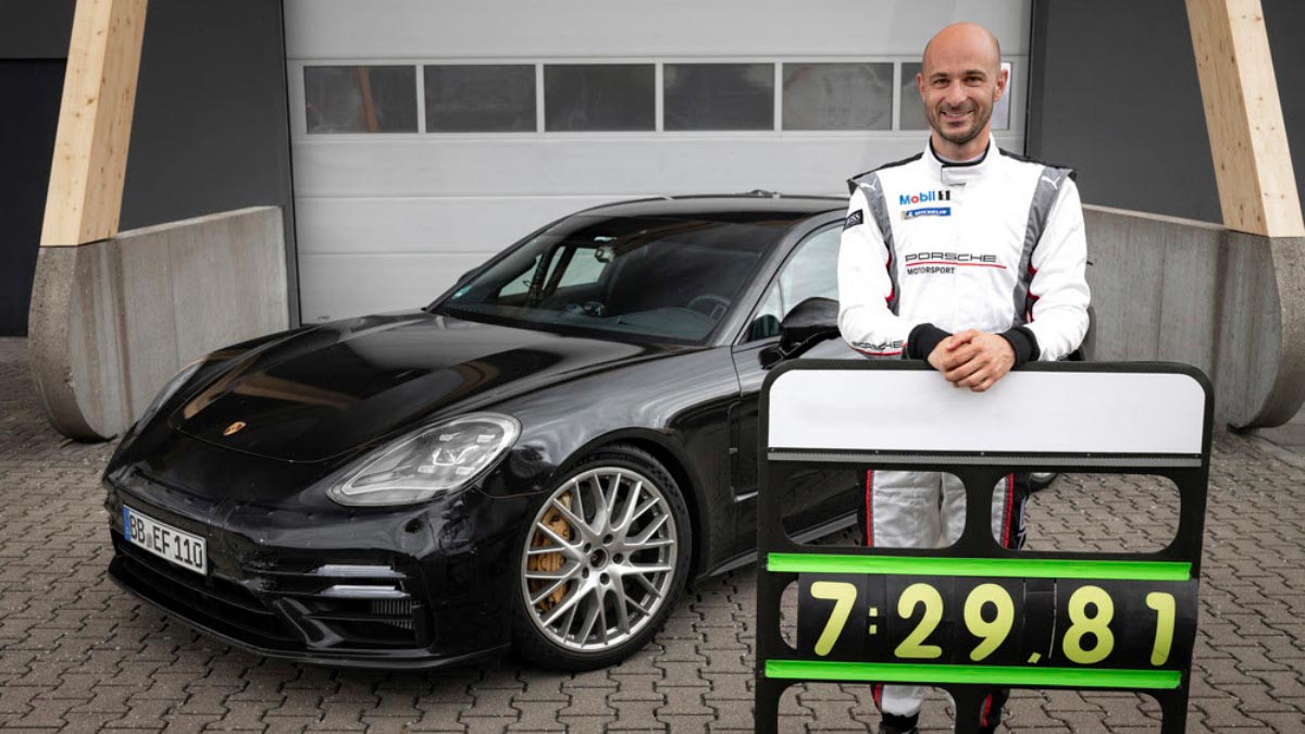 porsche panamera record vuelta nurburgring