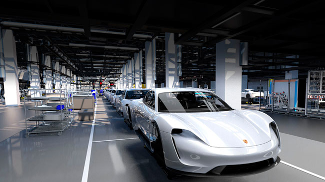 Porsche Taycan producción
