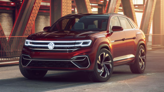 Fotos del Volkswagen Atlas Cross Sport concept 1 Volkswagen Atlas Cross Sport concept, entre los SUV y los coupé
