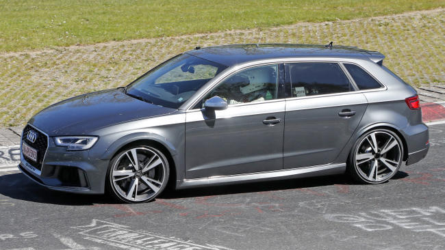 Fotos espía del Audi RS 3 2020 1 Audi RS 3: fotos espía en Nürburgring