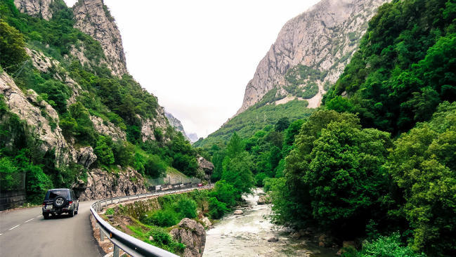 Fotos. Desfiladeros para ir en autocaravana 1 Desfiladeros en autocaravana. La geología marca la ruta