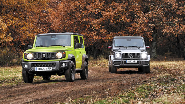 Fotos del Suzuki Jimny vs Mercedes-AMG G 63 11 preview dd8c8da20f6d1