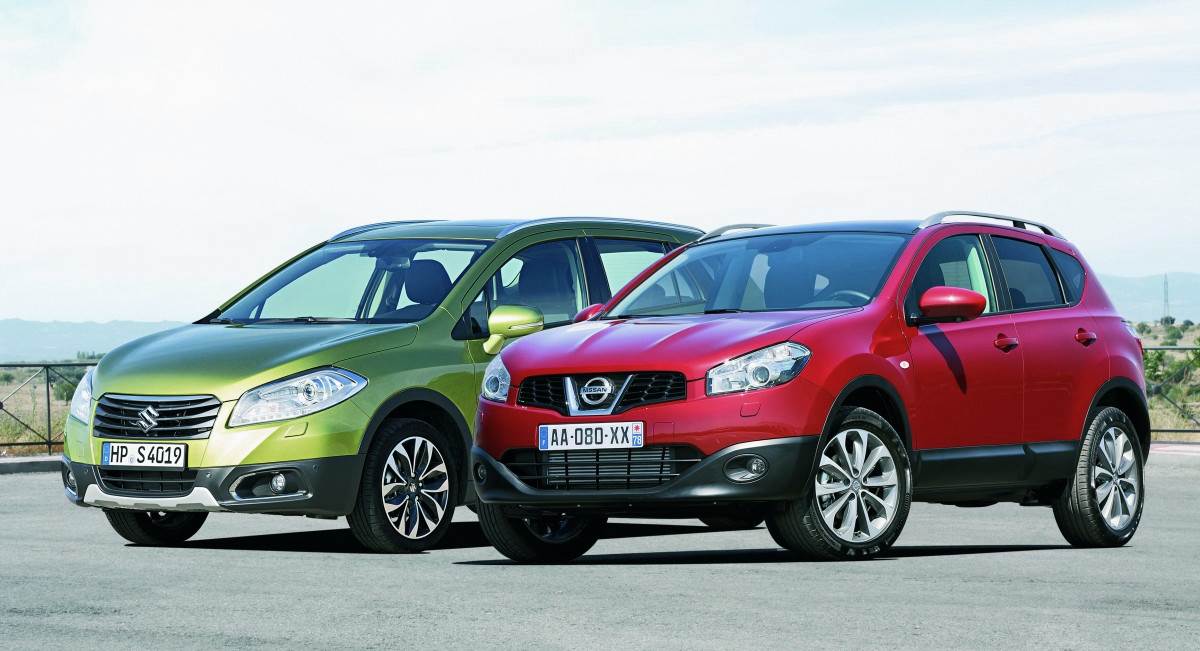Suzuki SX4 S-Cross 1.6 DDIS vs Nissan Qashqai 1.5 DCI 1 scrossvsqashai91