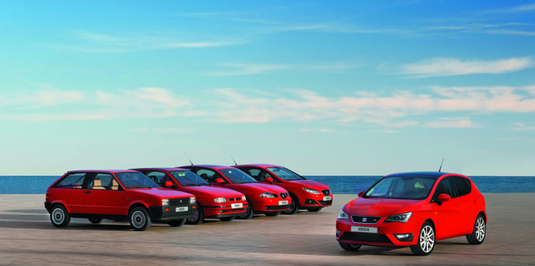 seat ibiza generaciones