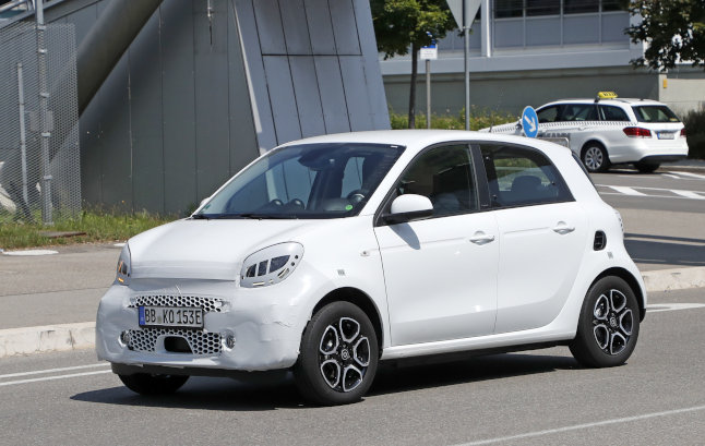 smart forfour e facelift