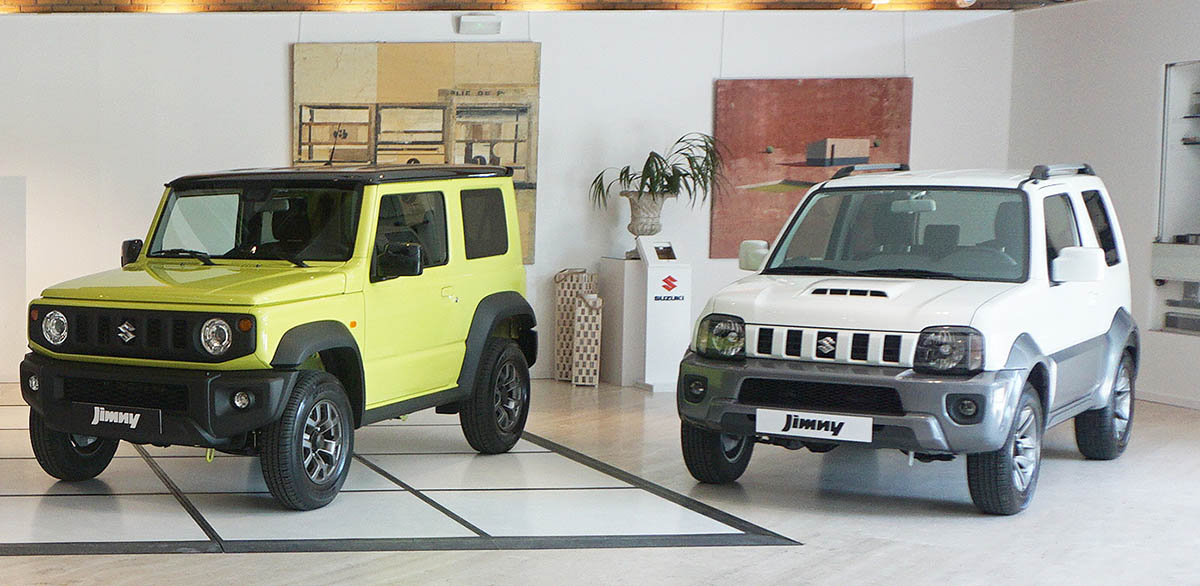 suzuki jimny viejo nuevo