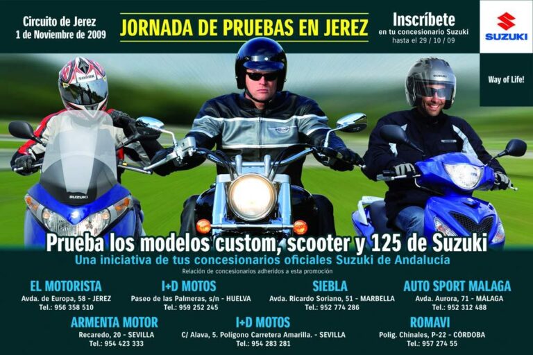 Prueba una Suzuki en el Circuito de Jerez