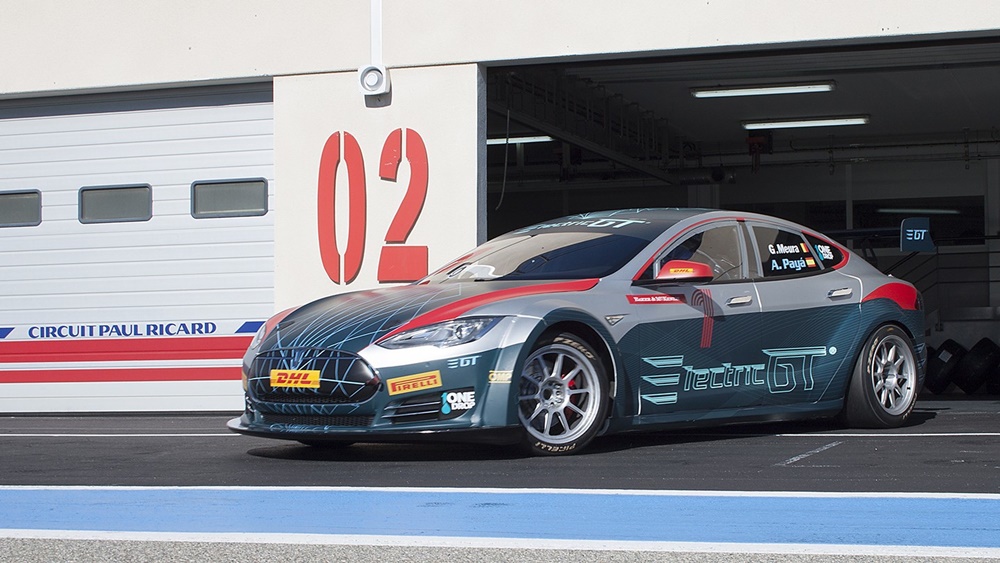 tesla model s p100d electric gt