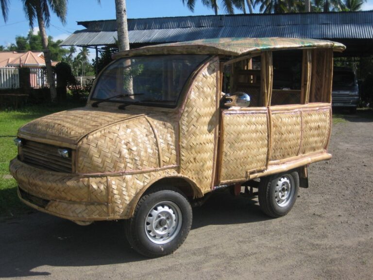 toti bamboo eco2 8 passenger taxi in tabontabon philippines100308638l