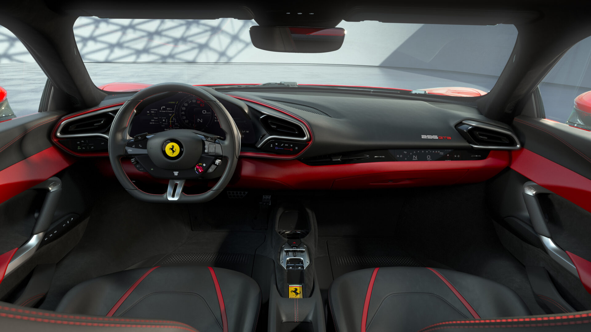 Ferrari 296 GTB interior