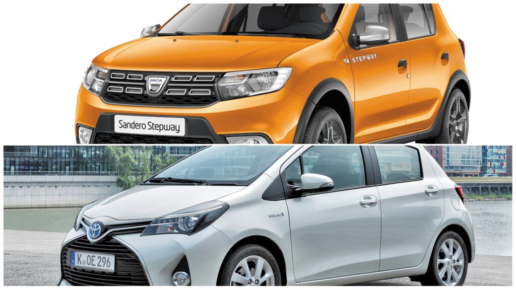 Dacia sandero vs. Toyota Yaris