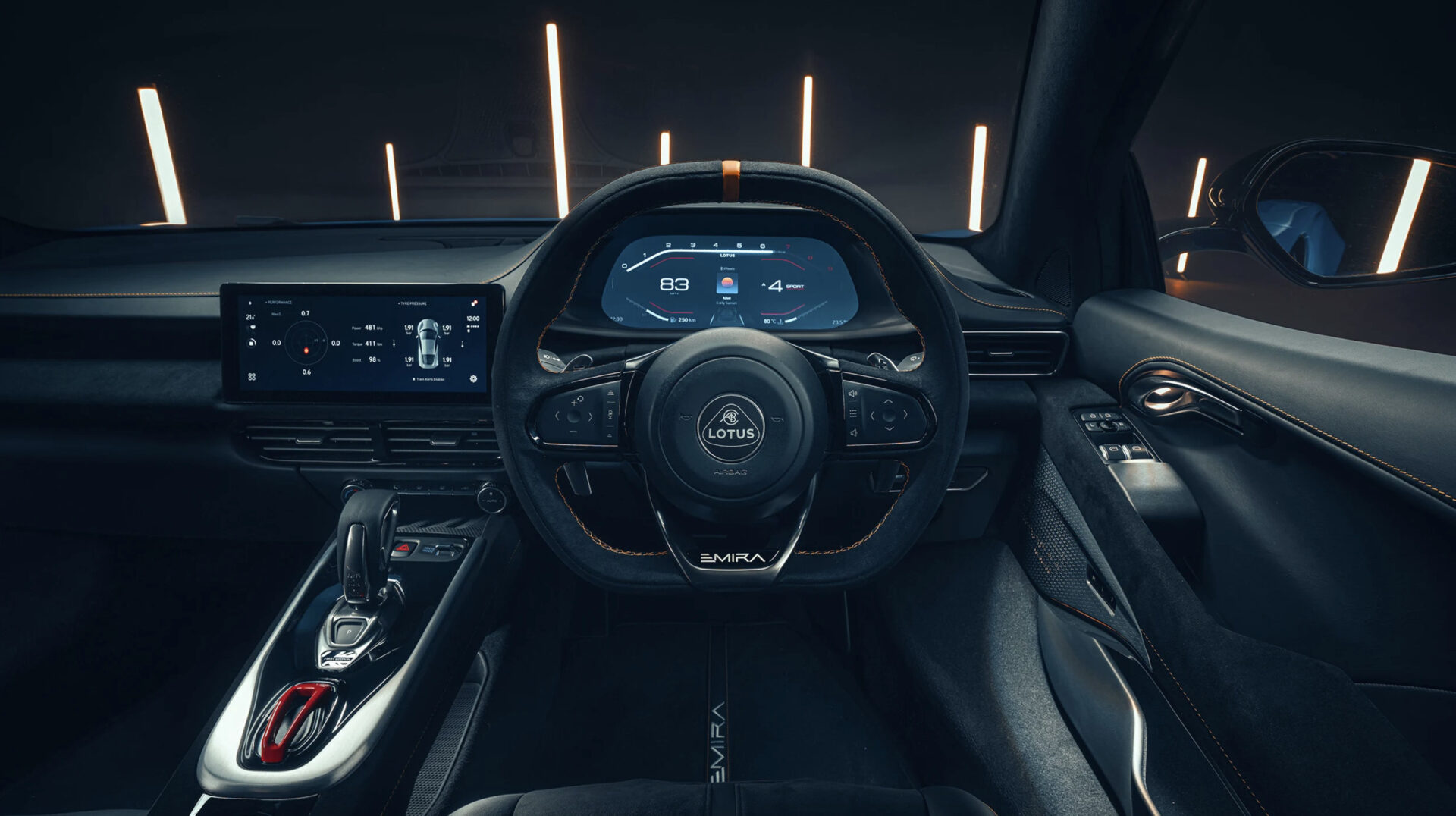 Lotus Emira interior