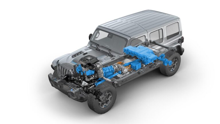 Jeep Wrangler 4xe esquema