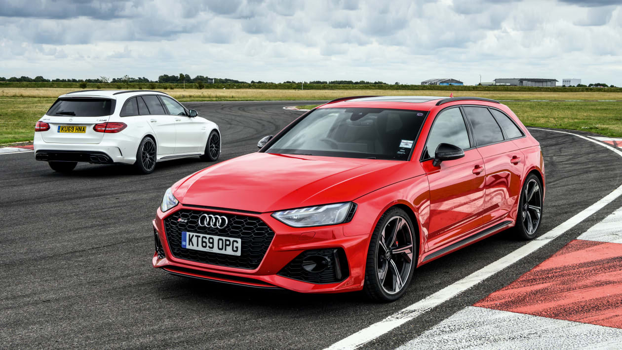 Mercedes AMG C63 S Estate v Audi RS4 Avant feature 4 1