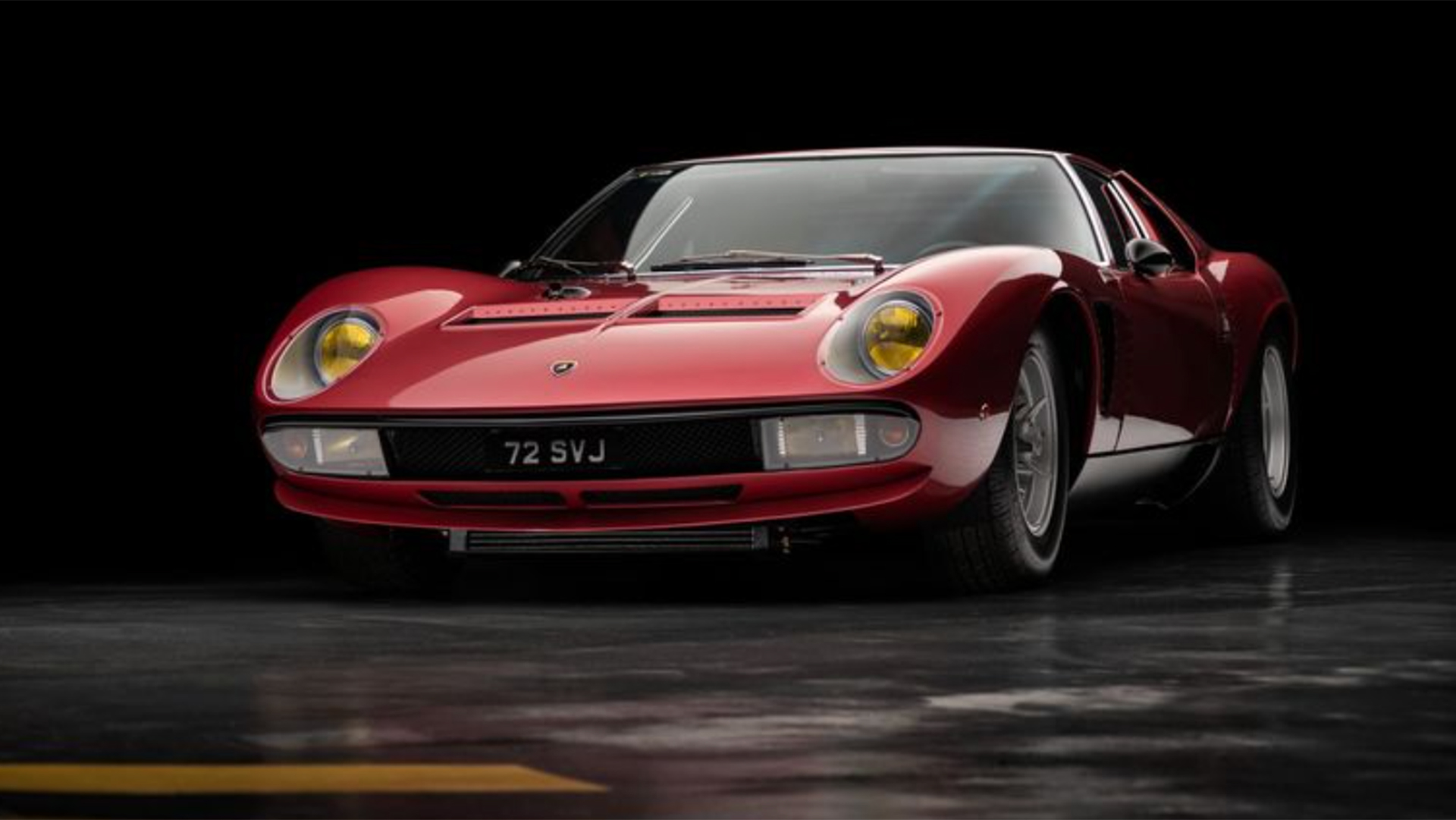 A la venta uno de los únicos 3 Lamborghini Miura SVJ que existen en el mundo