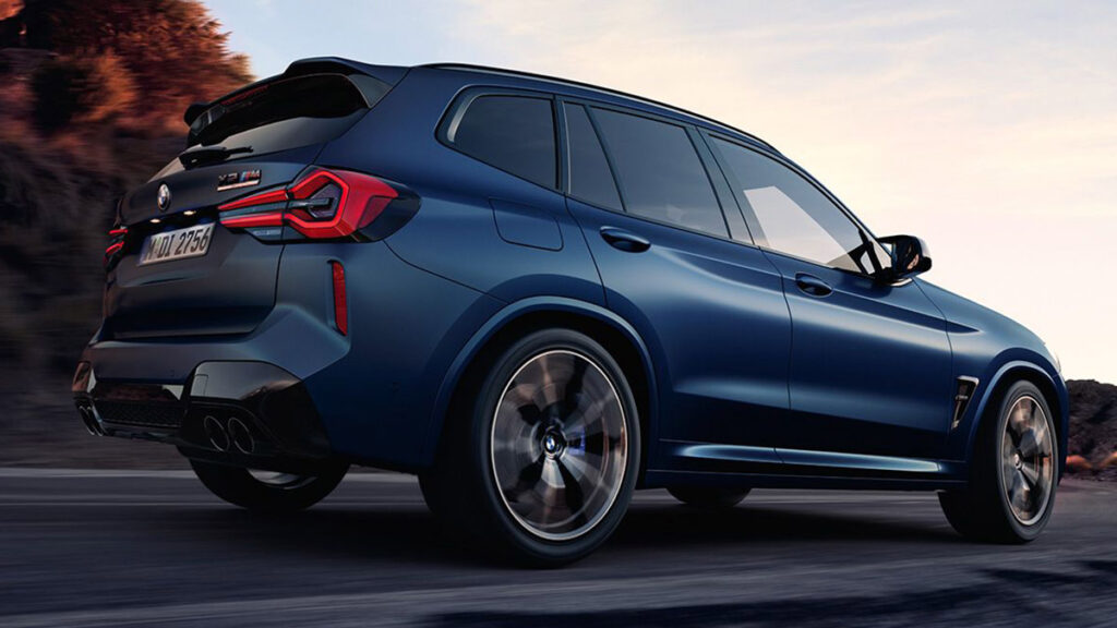 BMW X3 M trasera
