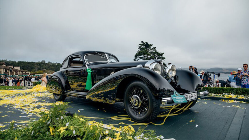 Este Mercedes-Benz 540K Autobahn Kurier de 1938 es el ganador de la 70ª edición del Concurso de Elegancia de Pebble Beach
