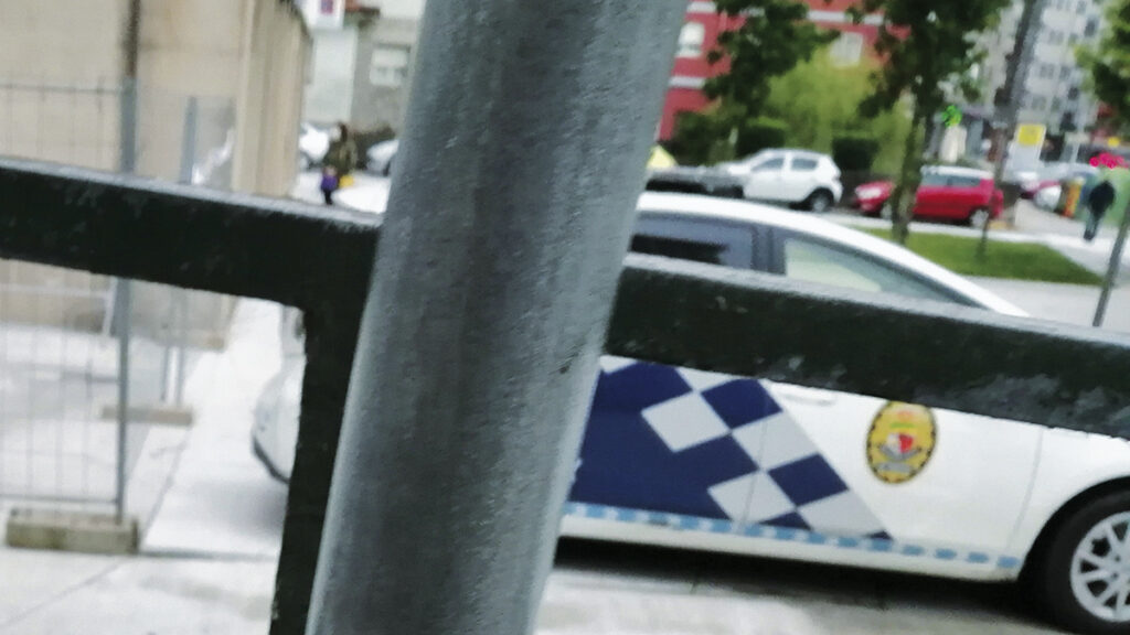 Policia aparcada
