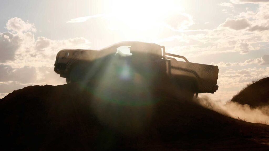 Ford Ranger pick up teaser 2