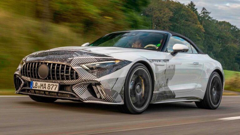 Mercedes SL prototype 2021 3