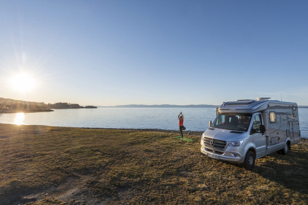Autocaravanas, Playa en el interior de España