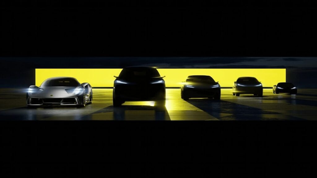 Lotus anuncia que lanzará cuatro nuevos modelos 100% eléctricos de aquí a 2026